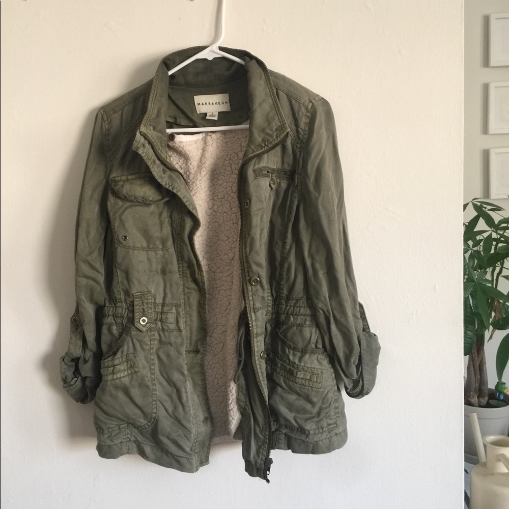 Anthropologie Olive green Jacket